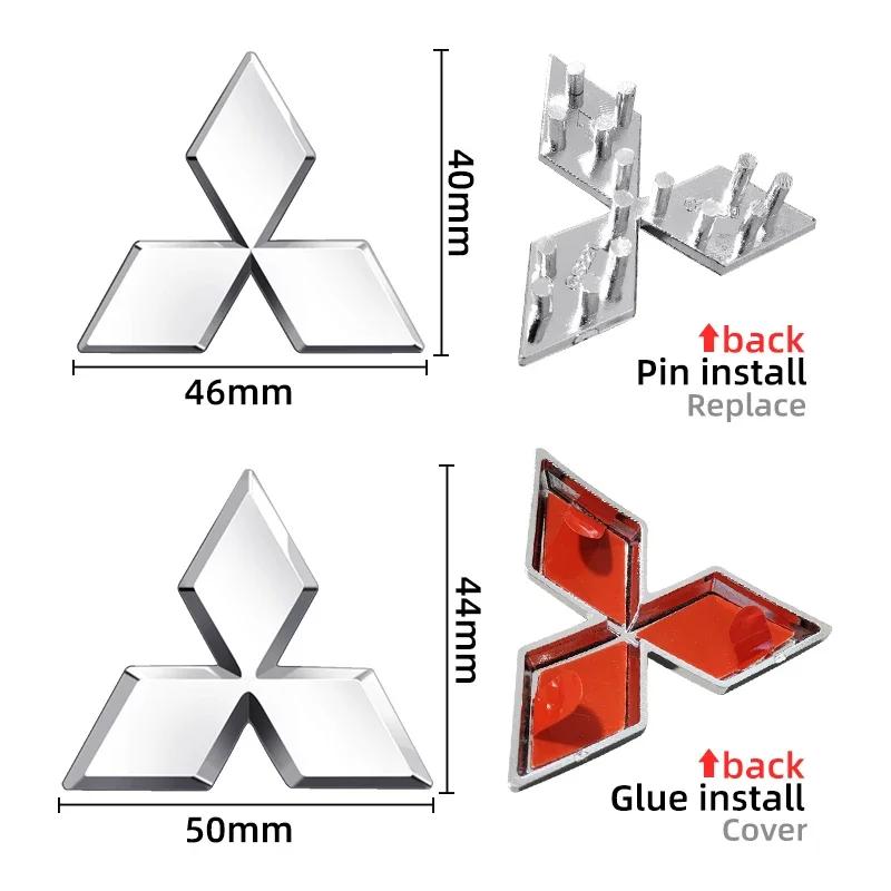 1pcs Car ABS Car Steering Wheel Center Stickers for Mitsubishi Lancer EX Galant ASX Outlander Pajero Eclipse Badge Accessories