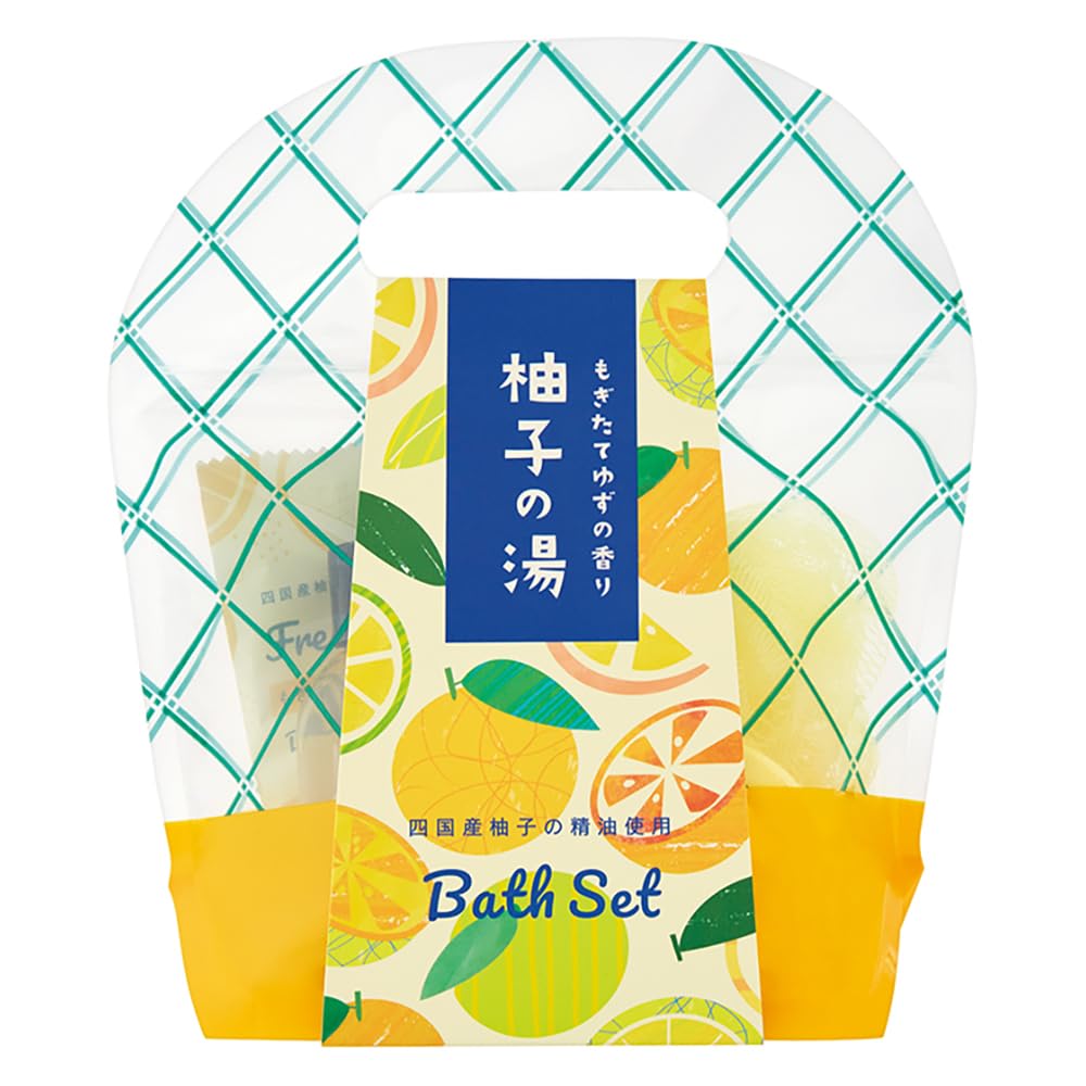 

Yuzu Bath Set Freshly Picked Yuzu Scent (Present, Gift, Yuzu, Citrus, Honey)