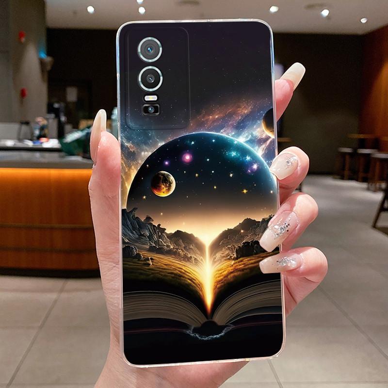 Casing For Vivo Y76S Y76 5G Phone Case Luxury Dragon Cute Cool Boys Girls Pattern Soft Silicone Back Cover Transparent TPU Shell