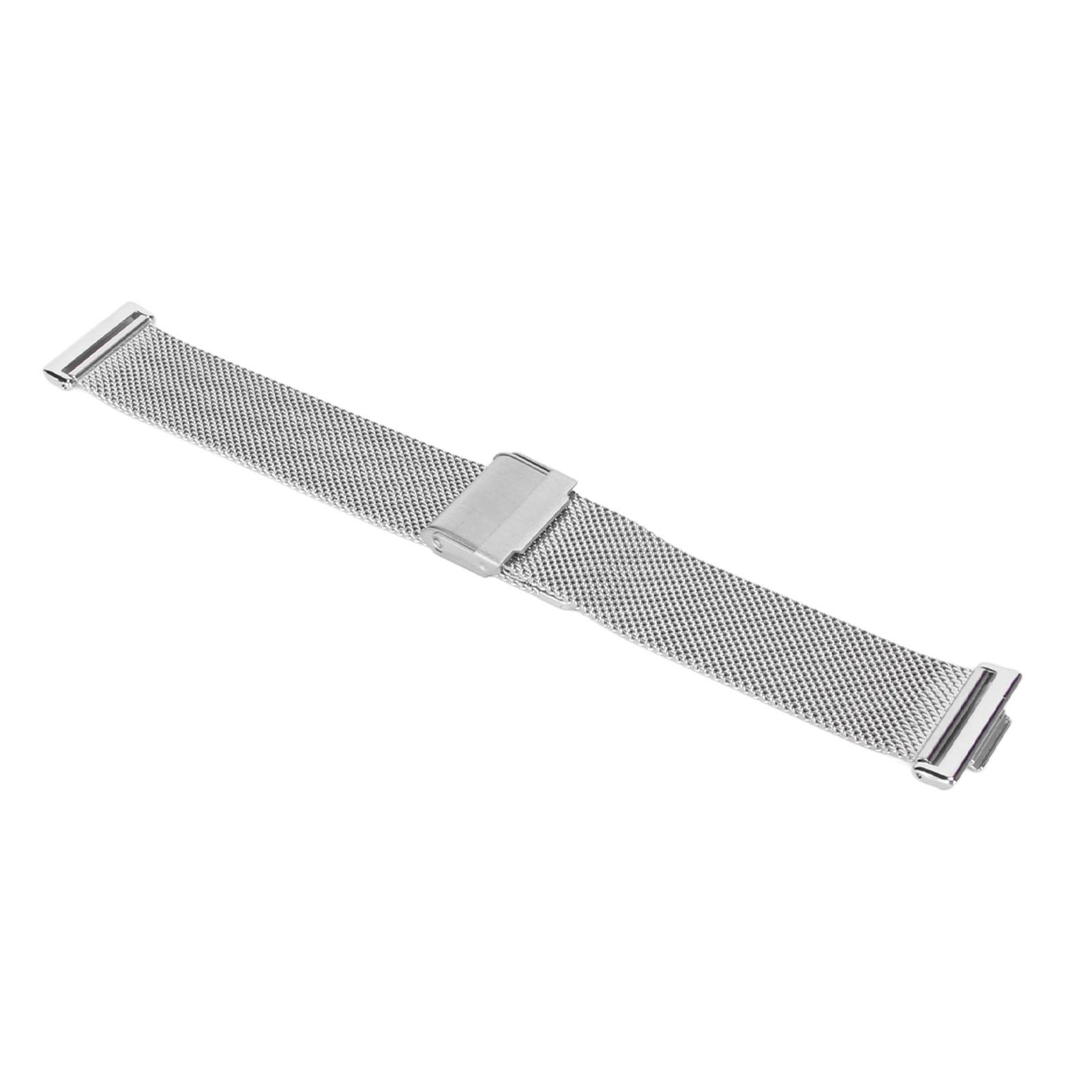 Stainless Steel Watch Strap   Wristband with Metal Buckle Watch Band for   Watch Fit 2
