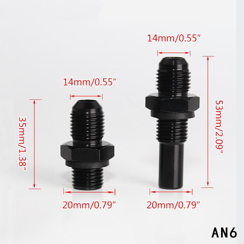 Car AN8-1/4NPS AN6-1/4NPS Transmission Oil Cooler Adapter Fittings for GM 4L80E 1997-2007 AN6