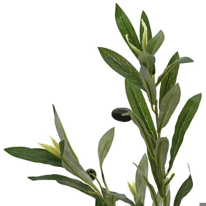 VidaXL Olivier artificiel 450 feuilles 120 cm vert, plante artificielle, fausse plante, faux arbre, faux olivier, arbre 4103568