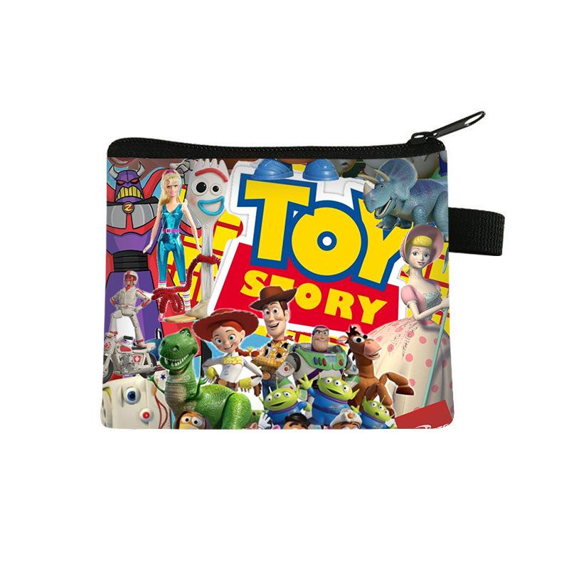 Πορτοφολάκι Toy Story Παιδικό Χαριτωμένο Μίνι Πορτοφόλι Αποθήκευσης Πολυεστερικό Εκτυπωμένο Πορτοφολάκι με Φερμουάρ Θήκη Καρτών
