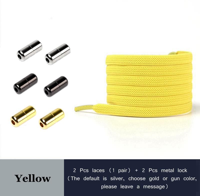Flat No Tie Shoe Laces Black White Shoelaces for Sneakers Elastic Laces Without Ties Kids Adult Quick Lace for Shoes Rubber Band