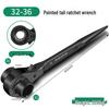 Dual Function Ratchet Wrench Set with Burr Wheel and Torx Socket