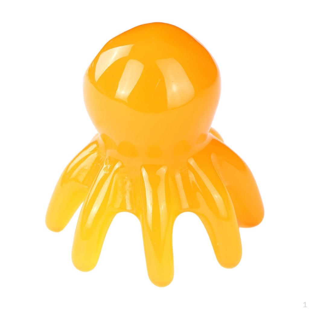 Massage Comb Head Scalp Compact with Handle Portable Meridians Tool Point for Grooming