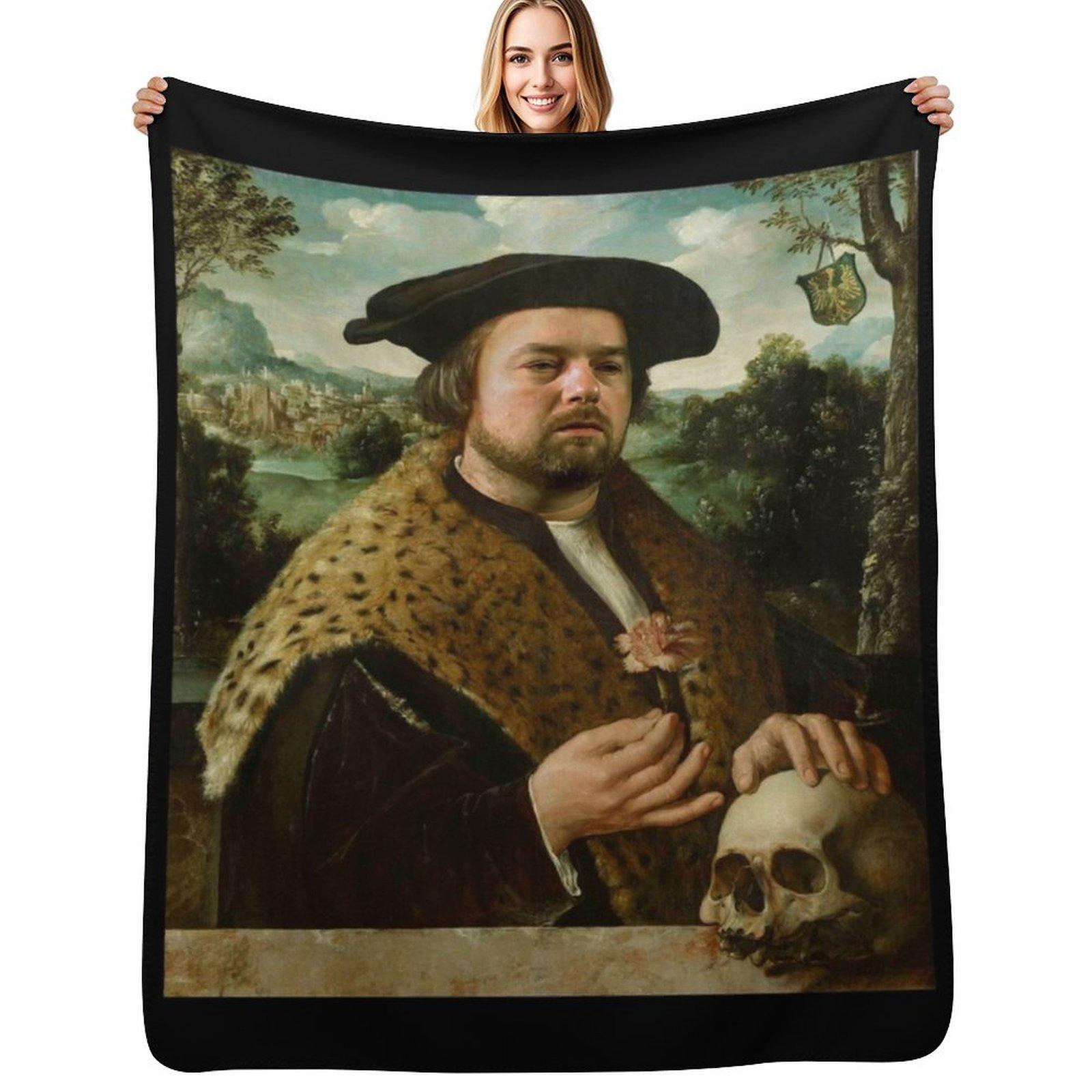 Rich Evans forever RLM Throw Blanket Fade Resistant Durable Throw Blanket Size: 75*100cm, Weight: 230 GSM