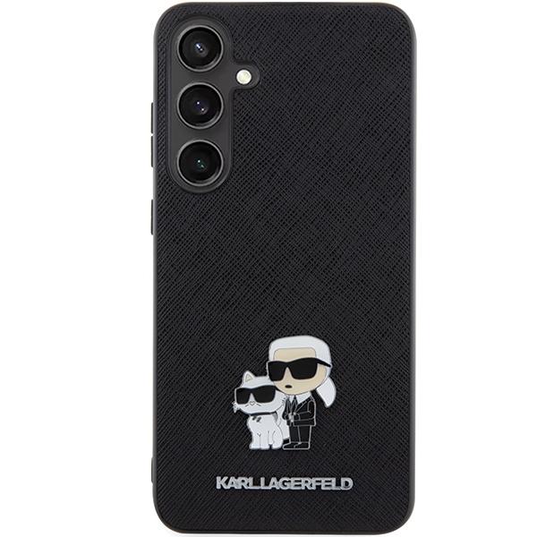 Karl Lagerfeld Klhcs24Mpsakcmpk S24+ S926 Hardcase Czarny/Black Saffiano Karl & Choupette Metal Pin