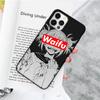JW80 Waifu Senpai Anime Girl Soft Case for Samsung Note 20 Lite S24 Ultra S23 A03 A05 A06 A11 A71 A15 A16 A13 A24 A25 A33 A52 A53 A50 M55 M35 Plus