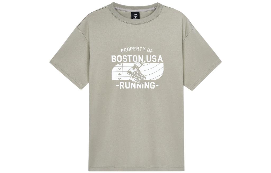 New Balance T Shirt Men s Khaki AMT32374-HUS S