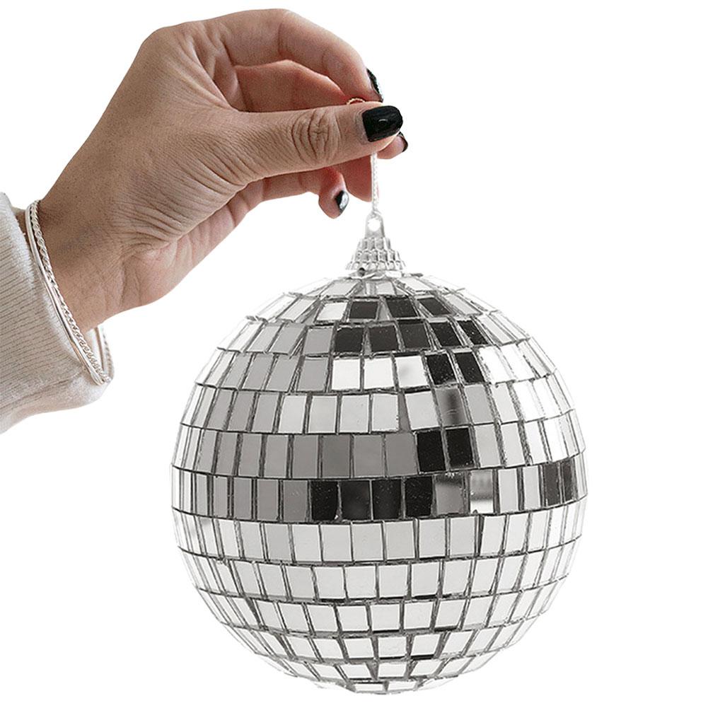 4/6/10cm Mirror Disco Ball Party Shining Ball Christmas Decoration Laser Reflective Glass Disco Ball Xmas Tree Ornament