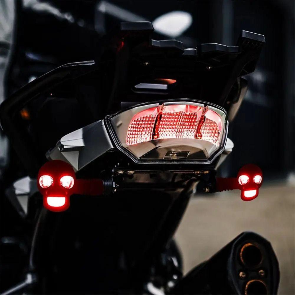 2Pcs Universal Fit Motorcycle Turn Signal Lights DC 12V LED Motorcycle Lights  Replacement Units