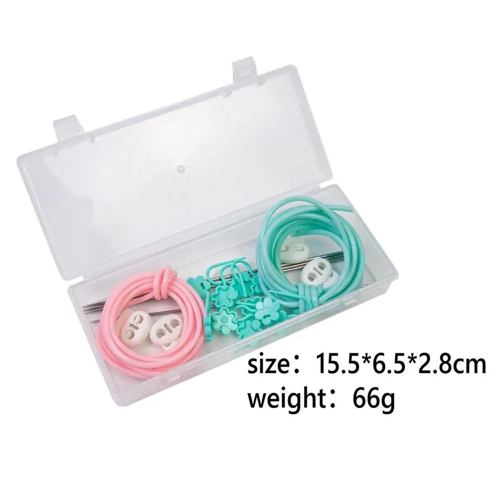 Colorful Stitches Stopper Set Silicone Knitting Needle Stopper Kit  Sewing Supplies
