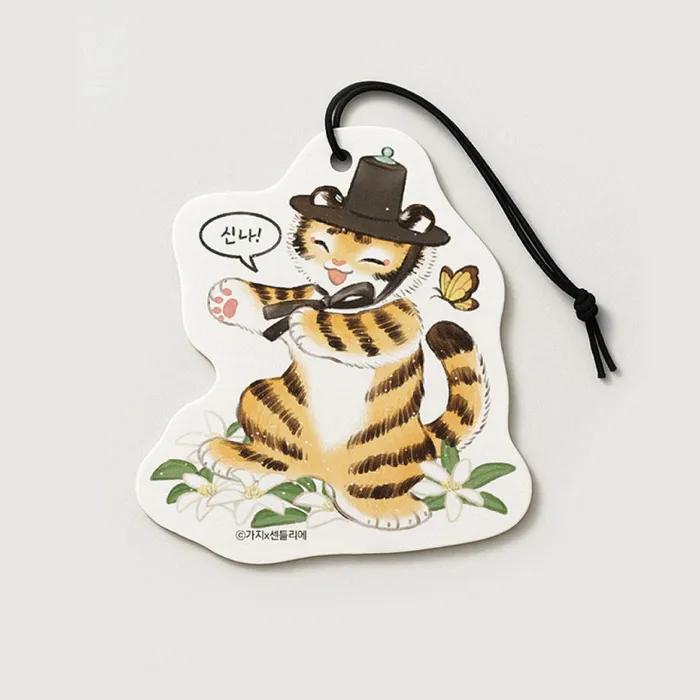 SCENTLIER × GAJEE „Hoaeng-i“ Duftanhänger 3er-Set – Glücksbringende koreanische Tiger-Duftanhänger