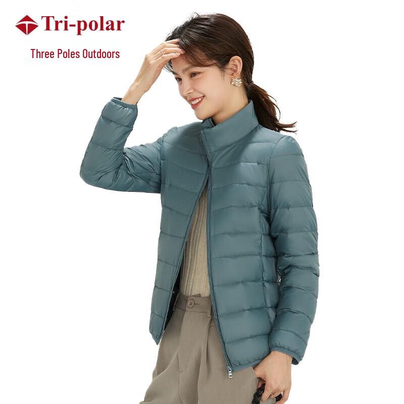 Tri-polar Women's Lightweight Stand Collar Down Jacket TP8533