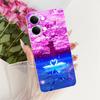For Vivo Y05 4G Case Colorful Flowers Painted Cover Clear Silicone Soft Slim Phone Case For Vivo Y11d Y 05 VivoY05 VivoY11d Bags