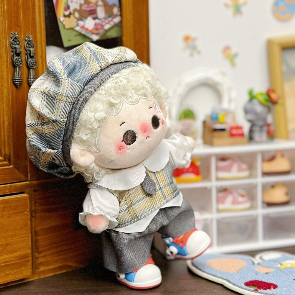 Handsome Suit Cotton Doll Outfit Shirt Trousers Plush Doll Clothe  Doll Accessories