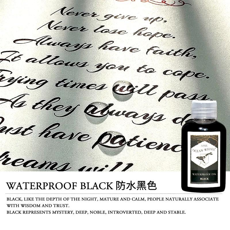 

Banmi Whale Series Fountain Pen Ink Nano-grade Waterproof 50ml Smooth Writing Stationery School Office Supplies for JINHAO