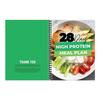 Labelable High-Protein Diet Plan 28-Day Recipe Diet Plan Coil Book