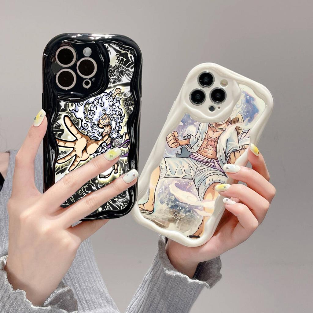 Ae92 One Piece Luffy Gear 5 Protective Phone Cases for Samsung S23 S24 Ultra A55 A14 A25 A13 Infinix Hot 40 Pro Tecno Spark 20C Wave TPU Back Cover