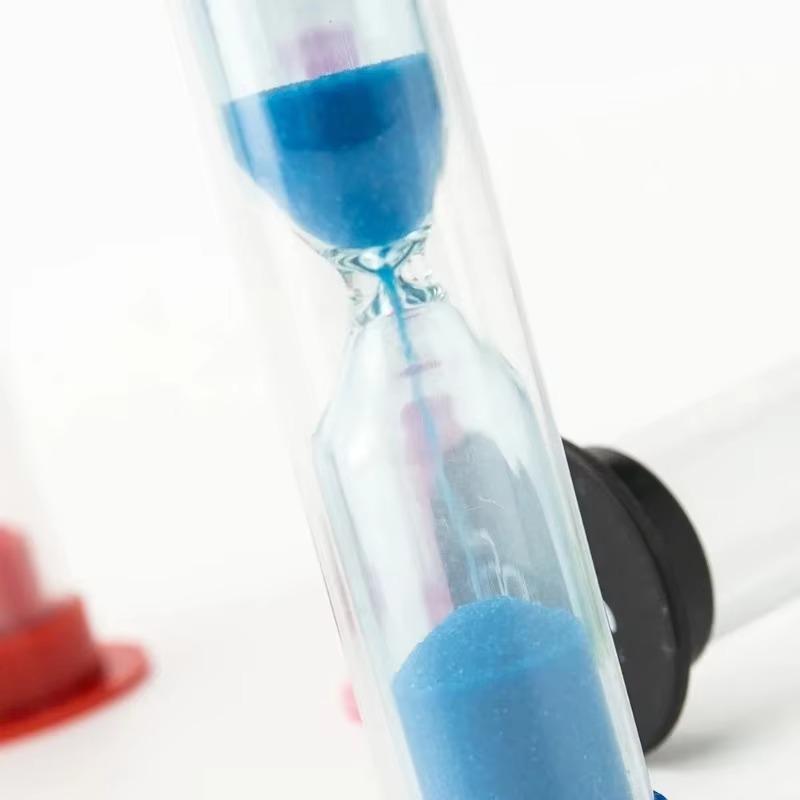 6-Piece Colorful Sand Clock Set – Hourglass Shower Timer & Home Decoration for Kids and Garden