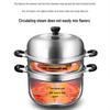 SUPOR 304 Stainless Steel Double-Layer Steamer Pot