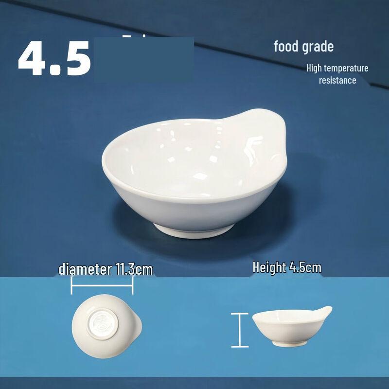 777 Melamine Single-Handle Rice Bowl