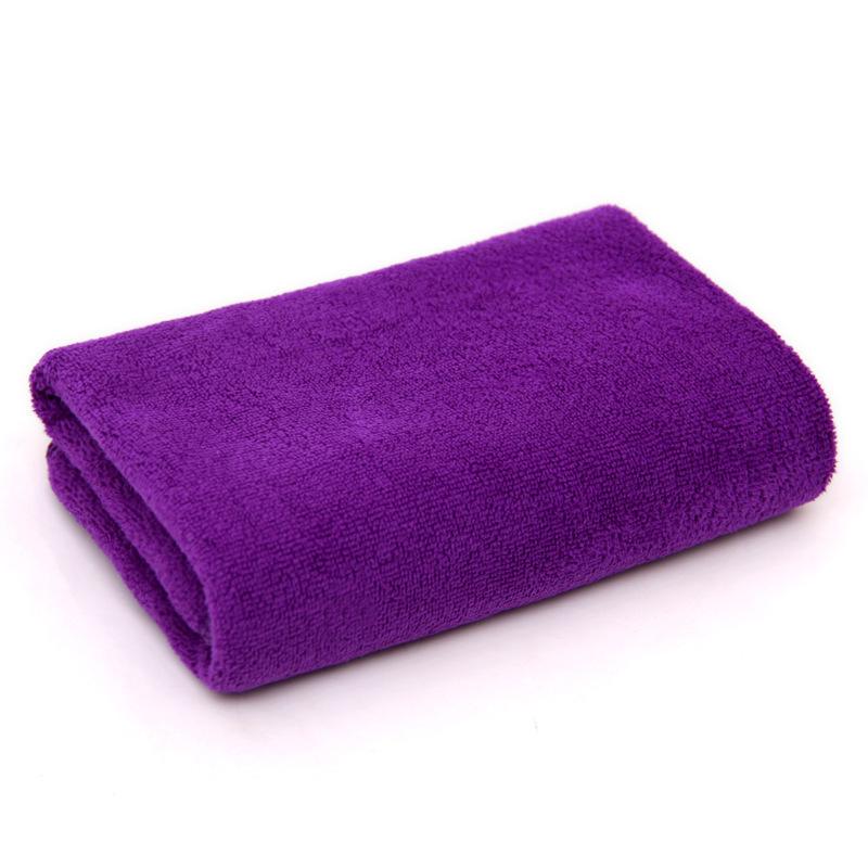 Microfiber promotional towel thickened absorbent dry hair towel car wash cleaning towel