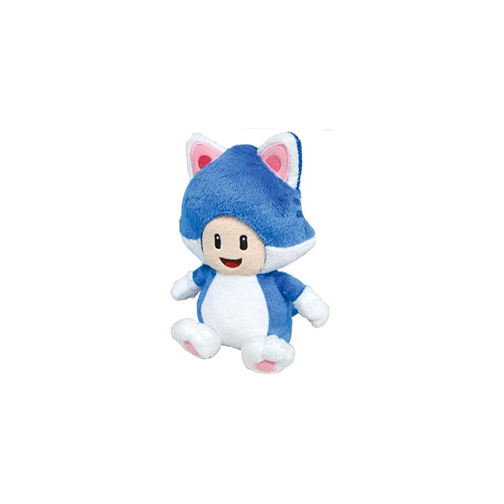 

Sanei Super Mario 3D World Cat Toad Plush Toy 12x10x18.5 cm Soft Stuffed Animal