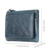 Multi Card Seat RFID Wallet Retro Mini Real Leather Card Holder Slim Coin Purse Women