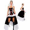 Rotes Herz Königin Kostüm Cosplay Für Frauen Verkleidung Halloween Kostüm Für Erwachsene Karneval Party Anzug