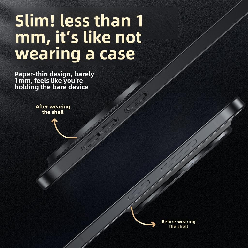 Litchi Pattern Cowhide Leather Slim Phone Case for Vivo X300 Pro X200 X100s X100 Ultra Camera Len Bumper TPU+PC Protective Cover