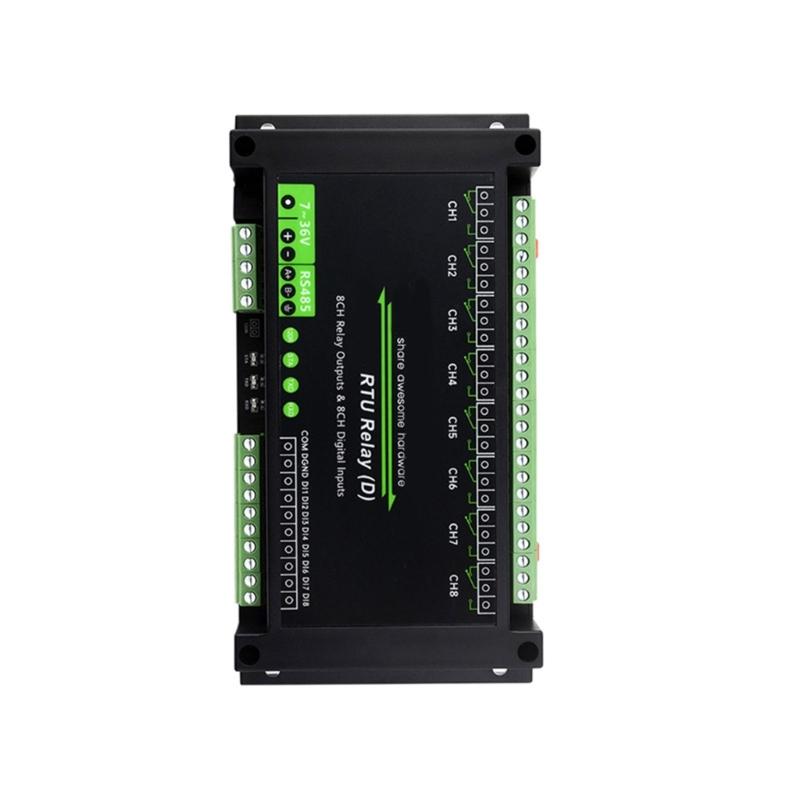 Industrial 8 Channel Control Module Modbus RTU 8CH  Module RS485 Digital Input RS485 Communication
