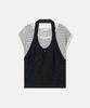 MIXXO Halter Neck Layered Cap Sleeve Knit_Miwkag909T