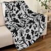 Simple Western Cowboy Printed Blanket for Sofa Bed Travel Camping Living Room Office Conditioning Blanket for All Seasons Gifts