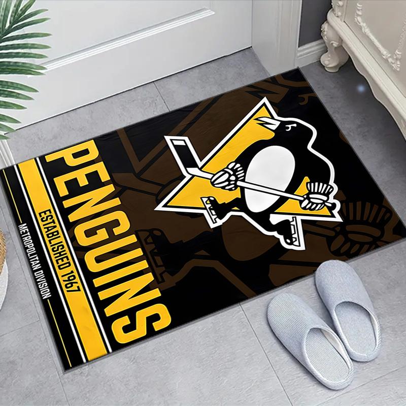 1pc Football Team Design Area Rug - Non-Slip, Soft & Cozy Floor Mat for Living Room, Bedroom, Office - Indoor/Outdoor Decorative Carpet