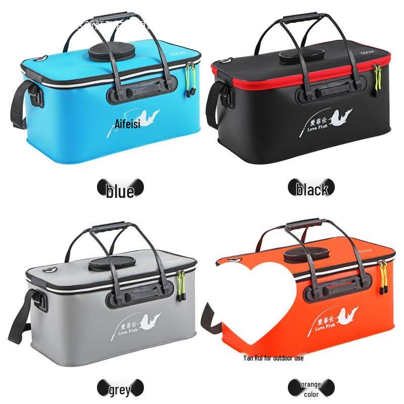 Găleată Pliabilă Multifuncțională din EVA pentru Păstrarea Peștelui - Geantă Grosă pentru Pește cu Livrare Gratuită