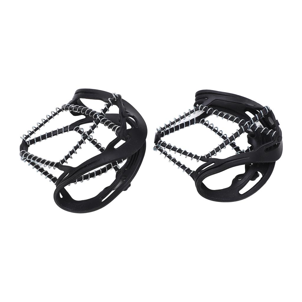 2 Piezas Agarre para Hielo y Nieve de Primavera para Exteriores Tacos de Tracción para Caminar Tacos de Tracción Antideslizantes para Hielo Crampones para