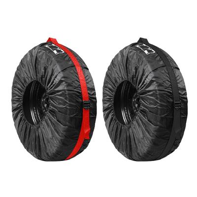 190T Polyester Car Tire Cover, Car Spare Tire Cover, Snow Tire Storage Bag, Wheel Cover Protective Cover for Driving