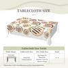 Arepas Pattern Venezuela Custom Rectangular Tablecloth Waterproof Table Cover for Festival Party Decorations Table Cloth