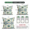 4 Pcs Bohemian Flowers Single-Sided Printed Pillowcase Cushion Cover,Suitable For Living Room,Bedroom,Car Decoration