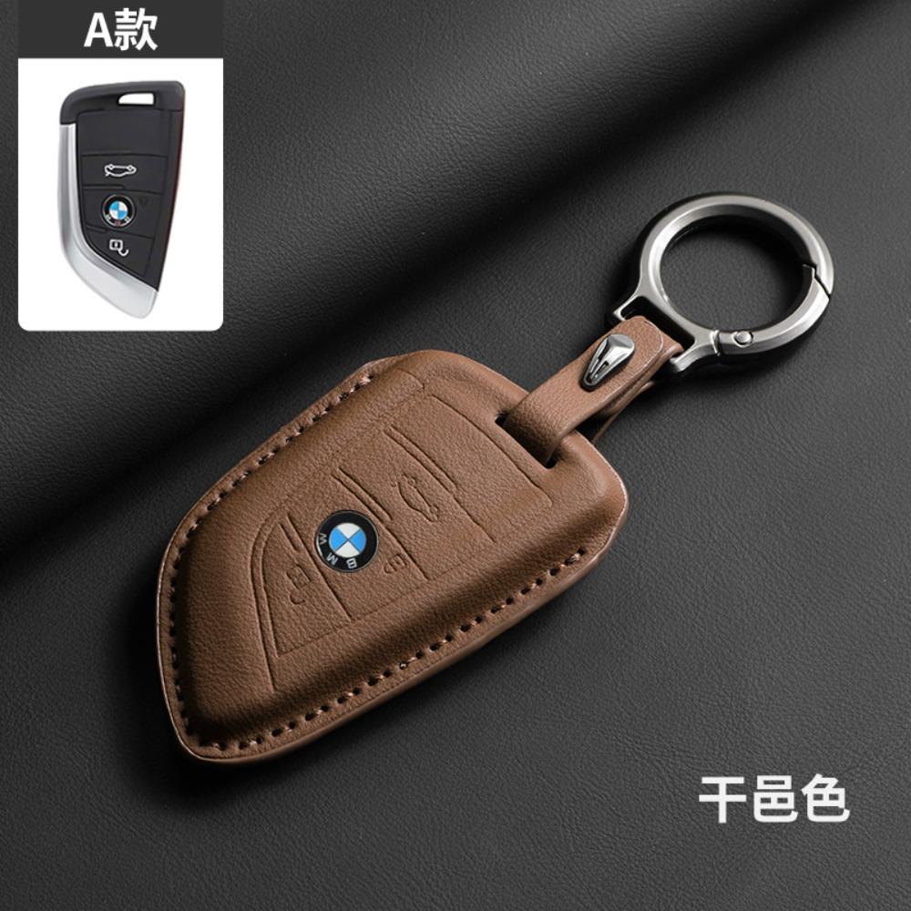 Leder für BMW Schlüsselhülle für 3 5 7 Serie Schlüsselabdeckung Schale Schutzhülle für 525 4 Serie Trendiges Unisex-Accessoire