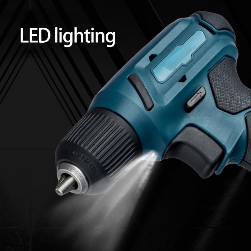 Cordless Driver Drill Brushless Electric Impact Screwdriver Rechargeable Power Tool Variable Speed for Home