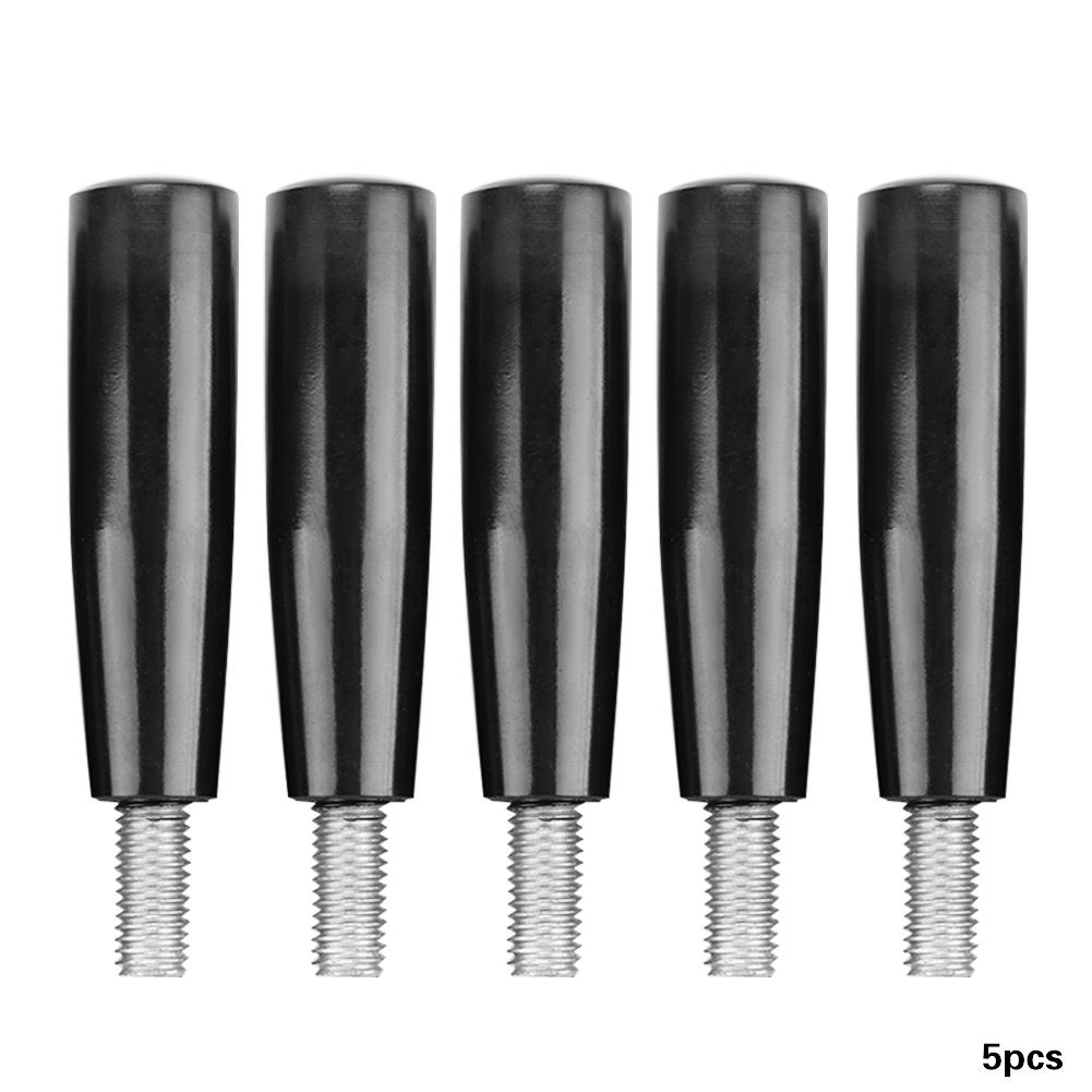 

5 Pcs Thread Milling Machine Replacement Accessory Revolving Bakelite Handle M10*80