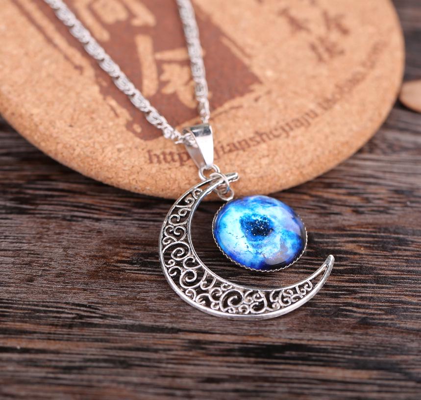 Direct Necklace Star Moon Necklace Time Gem Star Necklace X002