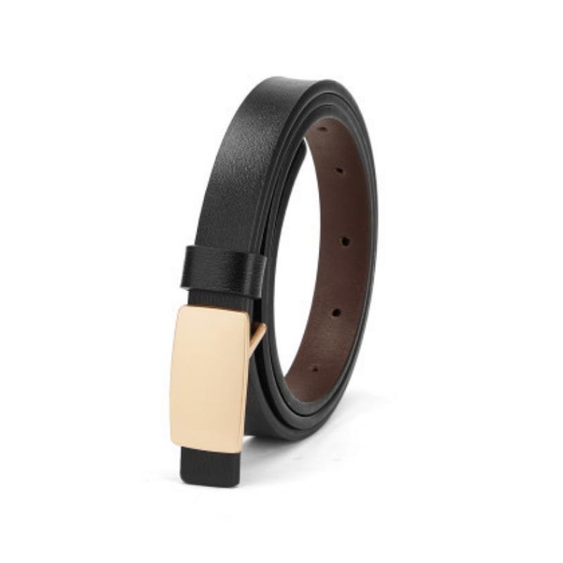 

Женский ремень с гладкой пряжкой, новый тонкий ремень, женское платье, декоративная юбка, универсальные женские брюки 105cm