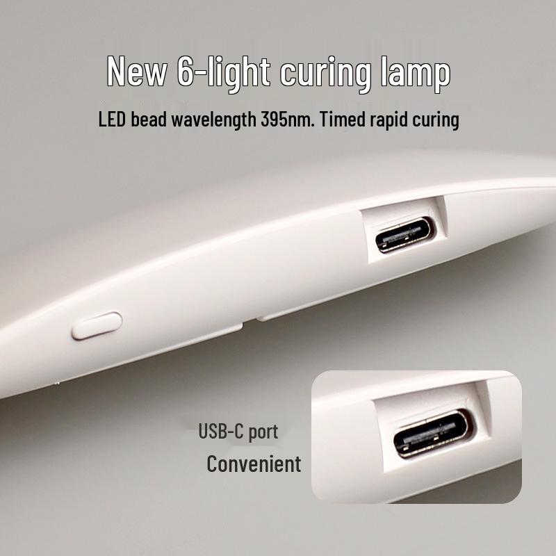 Portable UV Nail Gel Curing Lamp for Quick Drying Nail Art