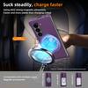 For Samsung Galaxy Z Fold6 5G Magnetic Case CD Vein Kickstand Shockproof TPU + PC Phone Cover