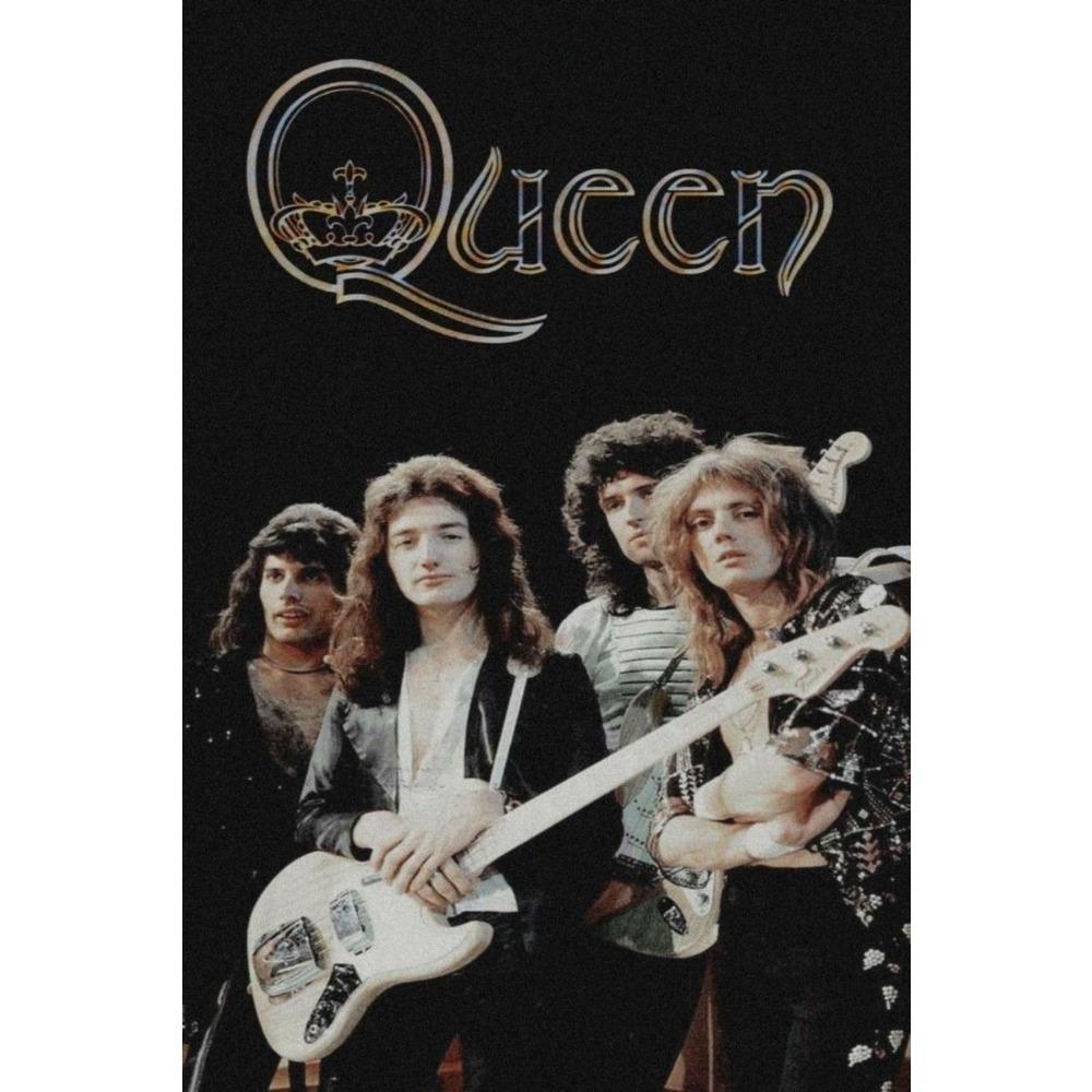 Metal Queen Band Wall Decor, Handmade 3D Tin Art for Living Room Bedroom Music Studio