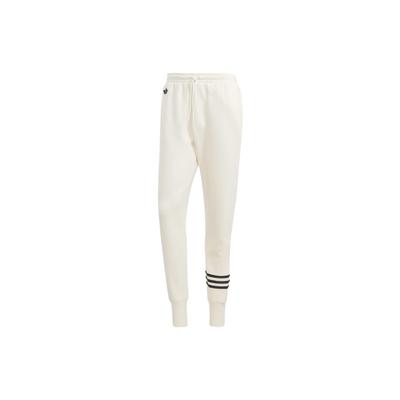 Originals Adicolor Neuclassics Sweatpants With Three-Stripe Colorblock And Drawstring Cuffs Men Bottoms White IM2095